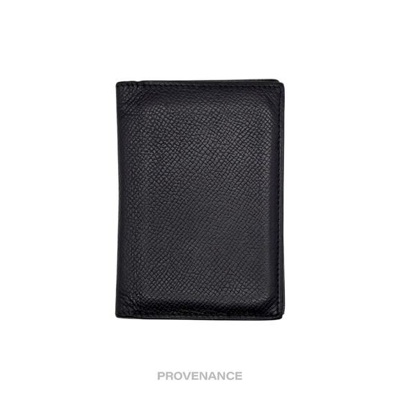🔴 Hermes MC2 Euclide Card Holder Wallet - Epsom Noir Black - Picture 2 of 8